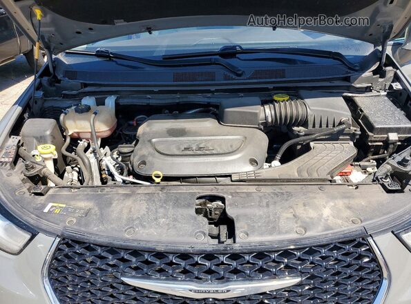 2C4RC1BG2MR502759 2021 CHRYSLER PACIFICA Gray ძრავის განყოფილების ხედი