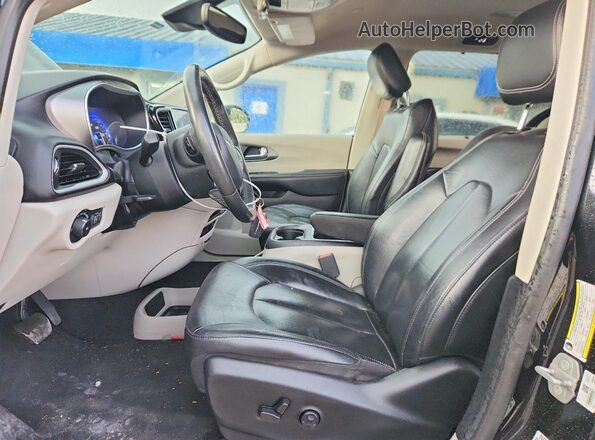 2C4RC1BG2NR147383 2022 CHRYSLER PACIFICA Black წინა სალონის ხედი