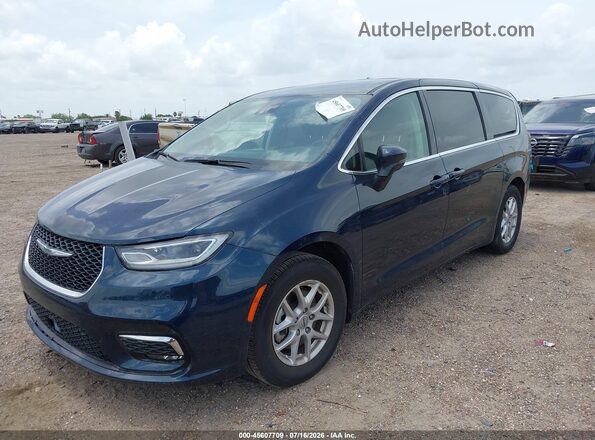 2C4RC1BG2PR627989 2023 CHRYSLER PACIFICA Blue წინა მარცხენა ხედი სამი მეოთხედიდან