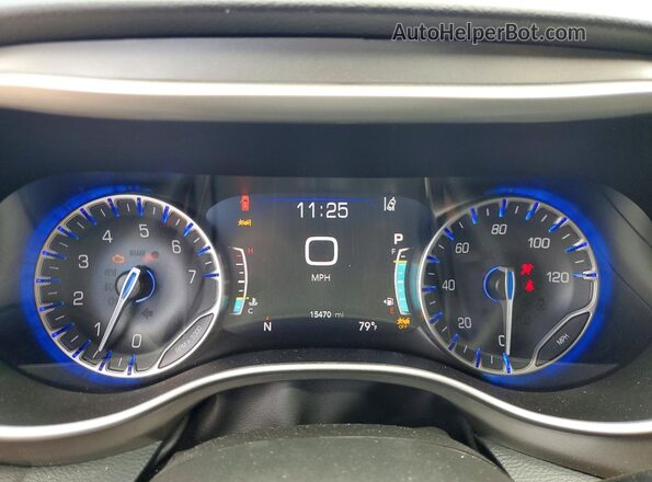 2C4RC1BG2SR507246 2025 CHRYSLER PACIFICA White Вид щитка приладів