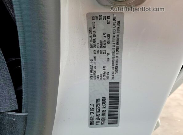 2C4RC1BG2SR507246 2025 CHRYSLER PACIFICA White Вид наклейки з VIN-кодом