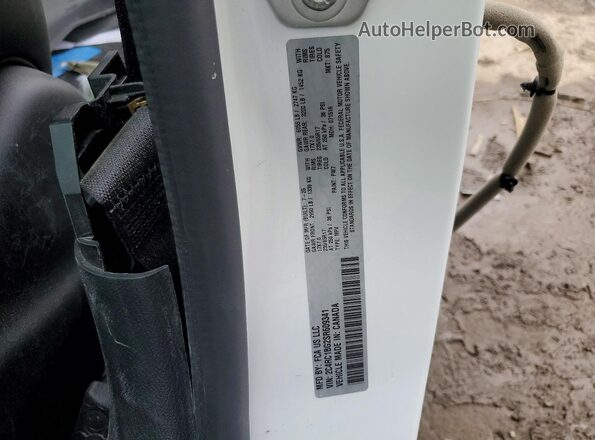 2C4RC1BG2SR609341 2025 CHRYSLER PACIFICA Белый Вид наклейки с VIN-кодом