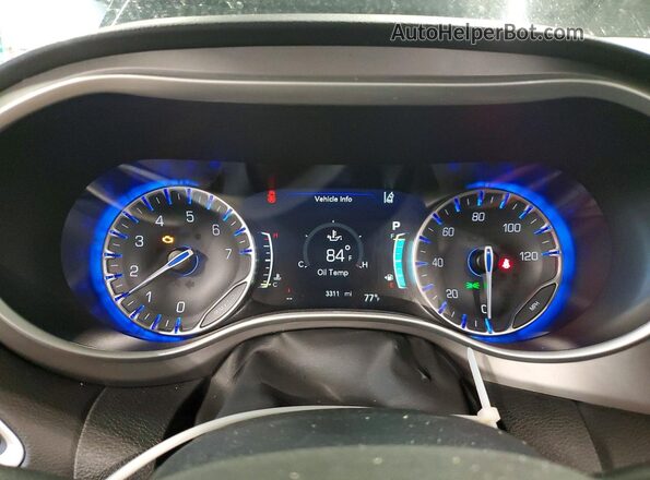 2C4RC1BG2VR576698 2027 CHRYSLER PACIFICA Black Widok zestawu wskaźników
