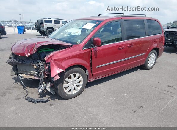 2C4RC1BG3GR238133 2016 CHRYSLER TOWN & COUNTRY Burgundy Передня ліва чверть