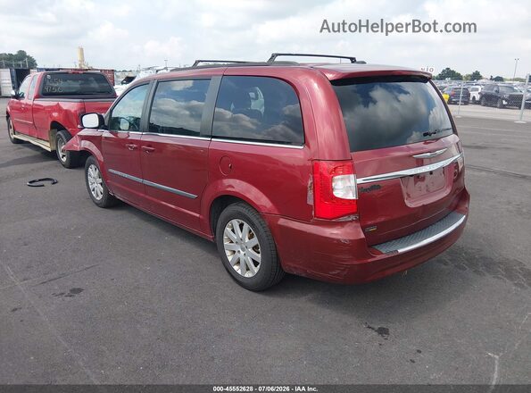 2C4RC1BG3GR238133 2016 CHRYSLER TOWN & COUNTRY Burgundy Задня ліва чверть