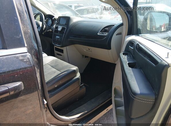 2C4RC1BG3GR287008 2016 CHRYSLER TOWN & COUNTRY Black Widok wnętrza z przodu