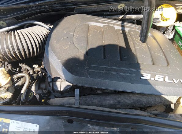 2C4RC1BG3GR287008 2016 CHRYSLER TOWN & COUNTRY Black Widok z tyłu