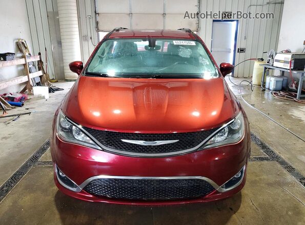 2C4RC1BG3HR510083 2017 CHRYSLER PACIFICA Burgundy Front view