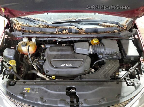 2C4RC1BG3HR510083 2017 CHRYSLER PACIFICA Burgundy Engine compartment view