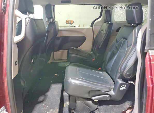 2C4RC1BG3HR510083 2017 CHRYSLER PACIFICA Burgundy Rear interior view