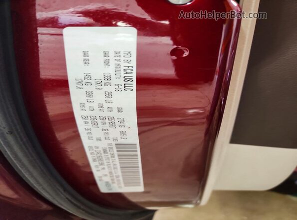 2C4RC1BG3HR519902 2017 CHRYSLER PACIFICA Burgundy Սալոնի 360 աստիճան տեսք