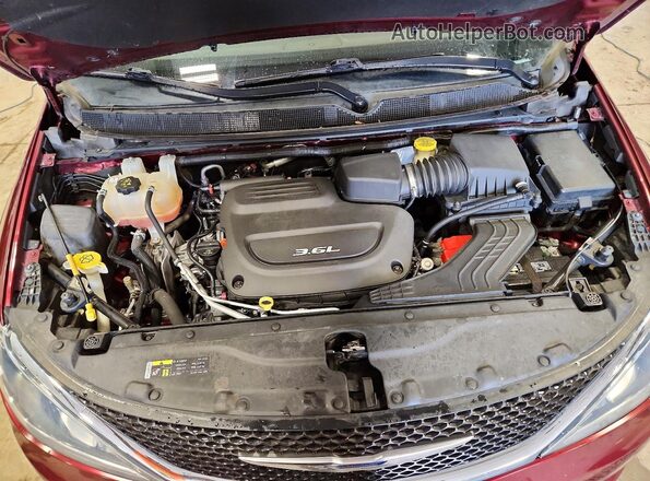 2C4RC1BG3HR519902 2017 CHRYSLER PACIFICA Burgundy Շարժիչի բաժամունքի տեսք
