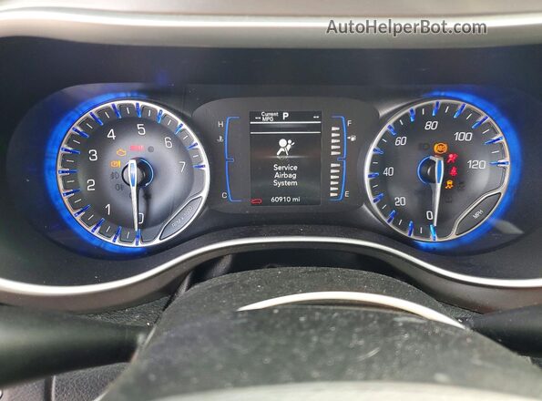 2C4RC1BG3LR269358 2020 CHRYSLER PACIFICA Silver Instrument cluster view