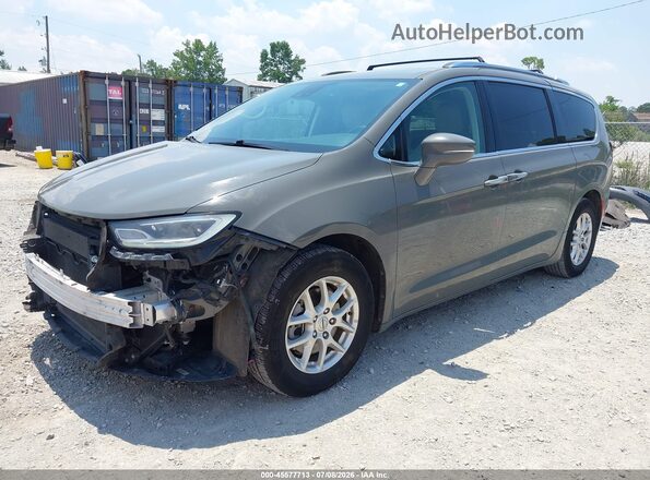 2C4RC1BG3MR584873 2021 CHRYSLER PACIFICA Серый Передняя левая четверть