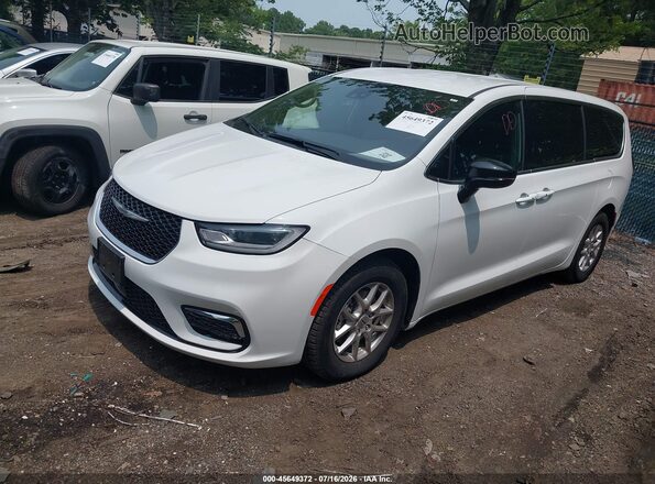 2C4RC1BG3SR556181 2025 CHRYSLER PACIFICA White წინა მარცხენა ხედი სამი მეოთხედიდან