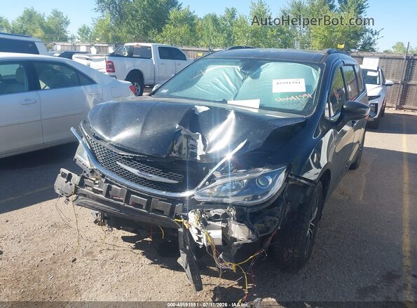 2C4RC1BG4HR633729 2017 CHRYSLER PACIFICA Black Instrument cluster view