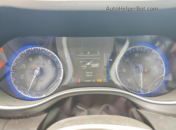 2C4RC1BG4HR745611 2017 CHRYSLER PACIFICA Black ხელსაწყოთა პანელის ხედი
