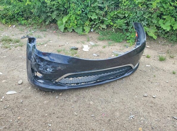 2C4RC1BG4HR745611 2017 CHRYSLER PACIFICA Black VIN კოდის სტიკერის ხედი
