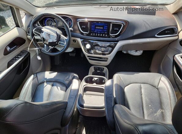 2C4RC1BG4HR759296 2017 CHRYSLER PACIFICA Black Dashboard view