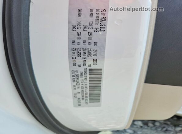 2C4RC1BG4JR246393 2018 CHRYSLER PACIFICA Белый Вид наклейки с VIN-кодом