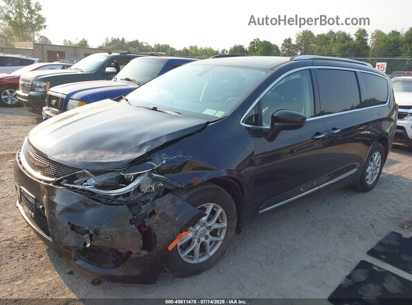 2C4RC1BG4LR149813 2020 CHRYSLER PACIFICA Black Առջևի ձախ երեք քառորդ տեսարան