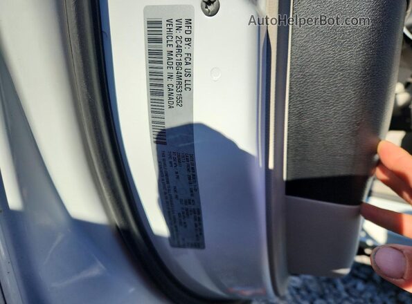 2C4RC1BG4MR531552 2021 CHRYSLER PACIFICA White VIN sticker view