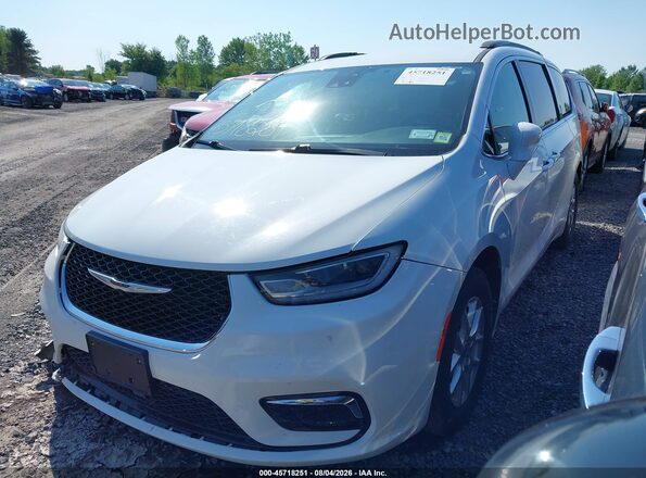 2C4RC1BG4NR112067 2022 CHRYSLER PACIFICA White წინა მარცხენა ხედი სამი მეოთხედიდან