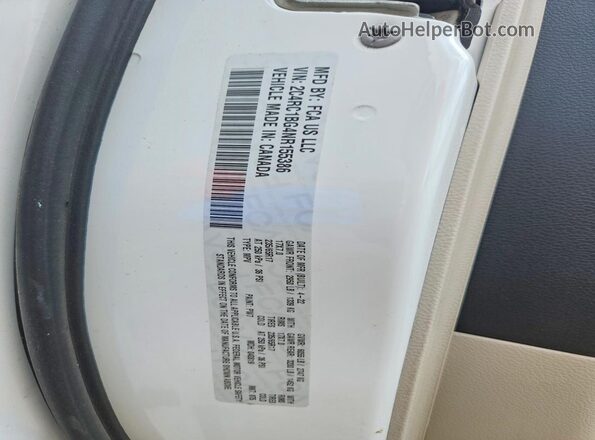2C4RC1BG4NR155386 2022 CHRYSLER PACIFICA White სალონის 360-გრადუსიანი ხედი
