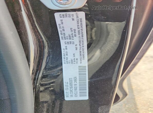 2C4RC1BG4SR503070 2025 CHRYSLER PACIFICA Black Widok naklejki z numerem VIN