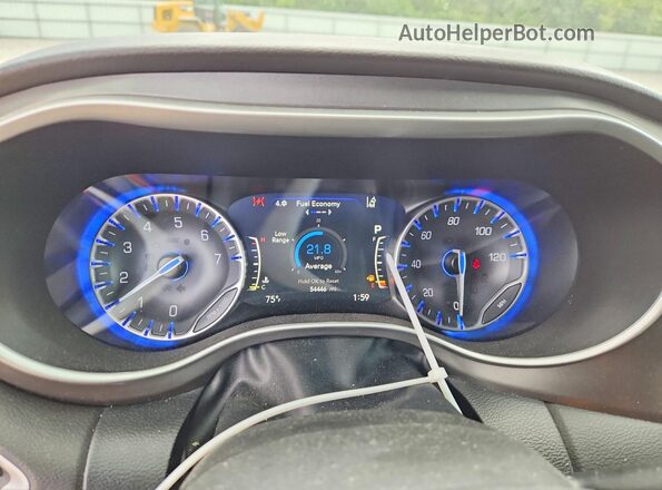 2C4RC1BG4SR504736 2025 CHRYSLER PACIFICA Gray Instrument cluster view