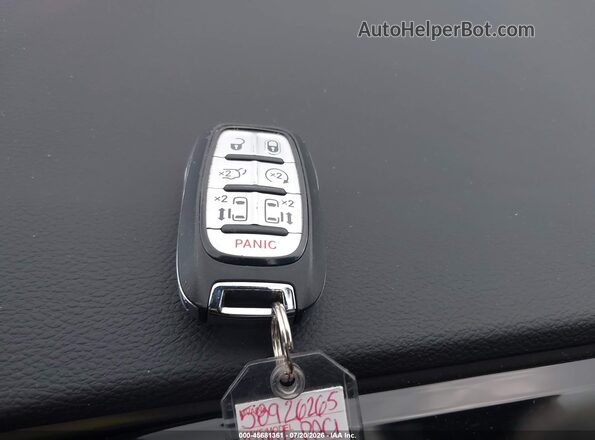 2C4RC1BG4TR160438 2026 CHRYSLER PACIFICA Black Vista del salpicadero