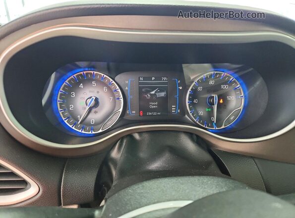 2C4RC1BG5HR541979 2017 CHRYSLER PACIFICA White Instrument cluster view