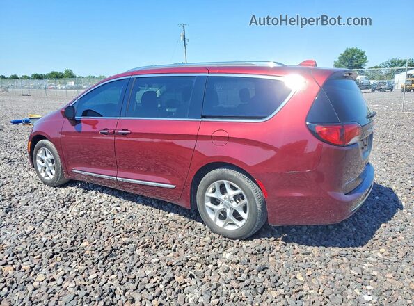 2C4RC1BG5JR317276 2018 CHRYSLER PACIFICA Maroon Հետևի ձախ