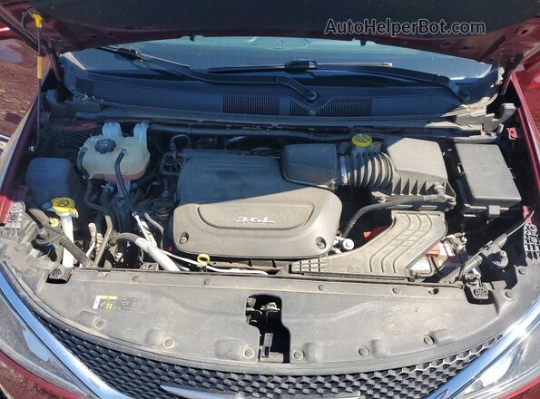 2C4RC1BG5JR317276 2018 CHRYSLER PACIFICA Maroon Շարժիչի բաժամունքի տեսք