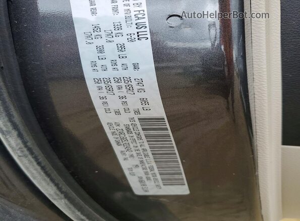 2C4RC1BG5LR224342 2020 CHRYSLER PACIFICA Charcoal Vista de la etiqueta del VIN