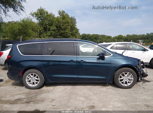 2C4RC1BG5NR185853 2022 CHRYSLER PACIFICA Синий Панорамный вид салона 360°