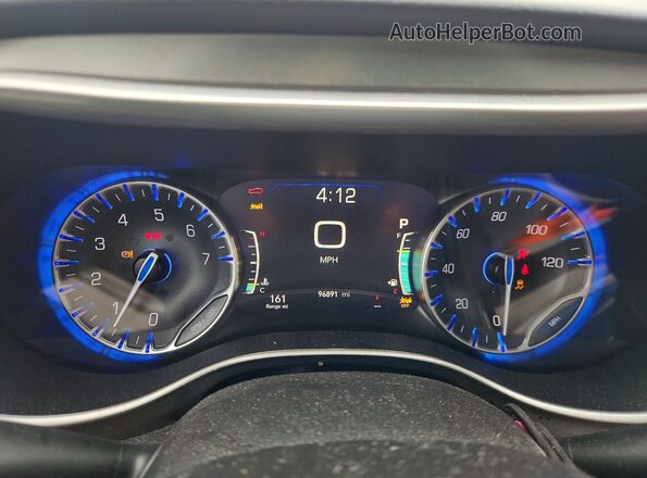 2C4RC1BG5PR615819 2023 CHRYSLER PACIFICA Black Вид щитка приладів