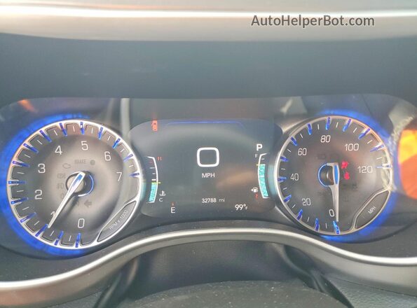 2C4RC1BG5SR513767 2025 CHRYSLER PACIFICA White Instrument cluster view