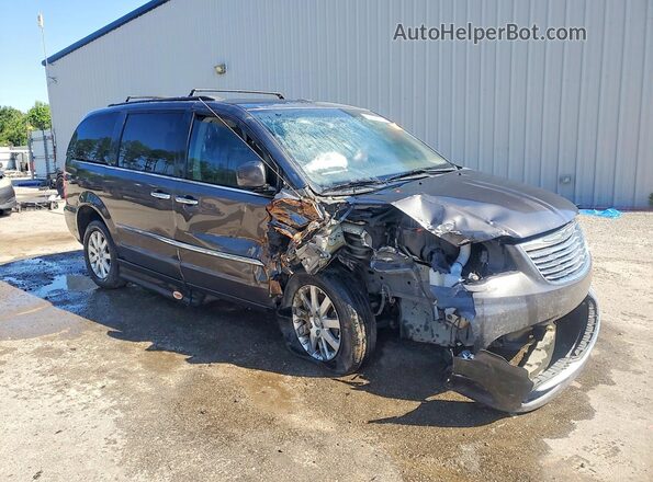 2C4RC1BG6GR120027 2016 CHRYSLER TOWN Charcoal Առջևի աջ