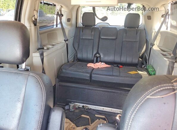 2C4RC1BG6GR120027 2016 CHRYSLER TOWN Charcoal Հետևի նստատեղերի տեսք