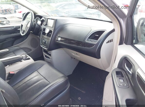 2C4RC1BG6GR283339 2016 CHRYSLER TOWN & COUNTRY Серый Вид салона спереди