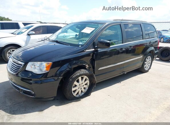 2C4RC1BG6GR287701 2016 CHRYSLER TOWN & COUNTRY Black Front left