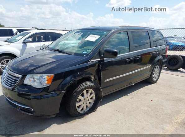 2C4RC1BG6GR287701 2016 CHRYSLER TOWN & COUNTRY Black Front view