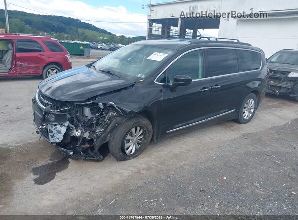 2C4RC1BG6HR721908 2017 CHRYSLER PACIFICA Black Առջևի ձախ երեք քառորդ տեսարան