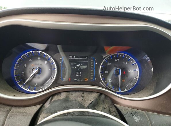 2C4RC1BG6JR110475 2018 CHRYSLER PACIFICA Black Вид щитка приладів