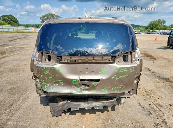 2C4RC1BG6JR197729 2018 CHRYSLER PACIFICA Tan Widok z tyłu