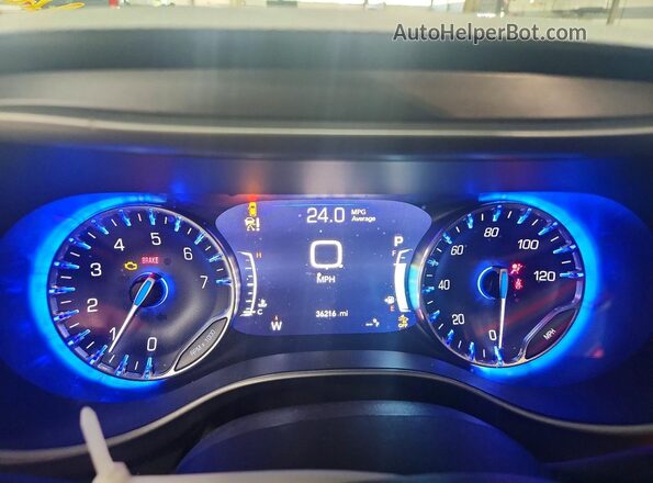 2C4RC1BG6LR121124 2020 CHRYSLER PACIFICA Silver Widok zestawu wskaźników
