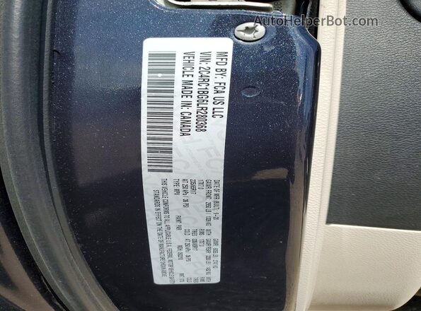 2C4RC1BG6LR280368 2020 CHRYSLER PACIFICA Серый Вид наклейки с VIN-кодом