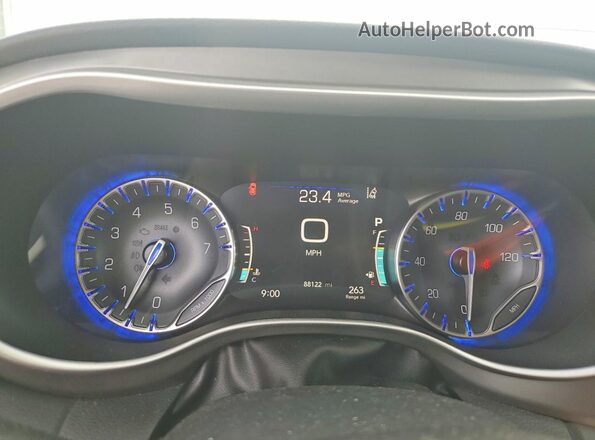 2C4RC1BG6PR594401 2023 CHRYSLER PACIFICA Gray Սարքավորումների վահանակի տեսք