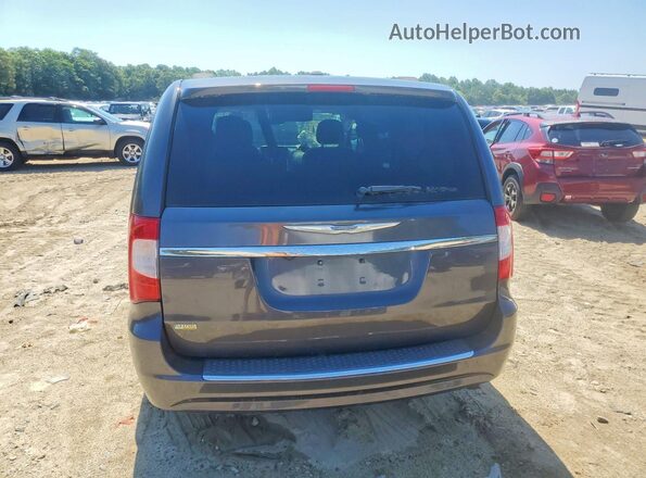 2C4RC1BG7GR173612 2016 CHRYSLER TOWN Gray უკანა ხედი